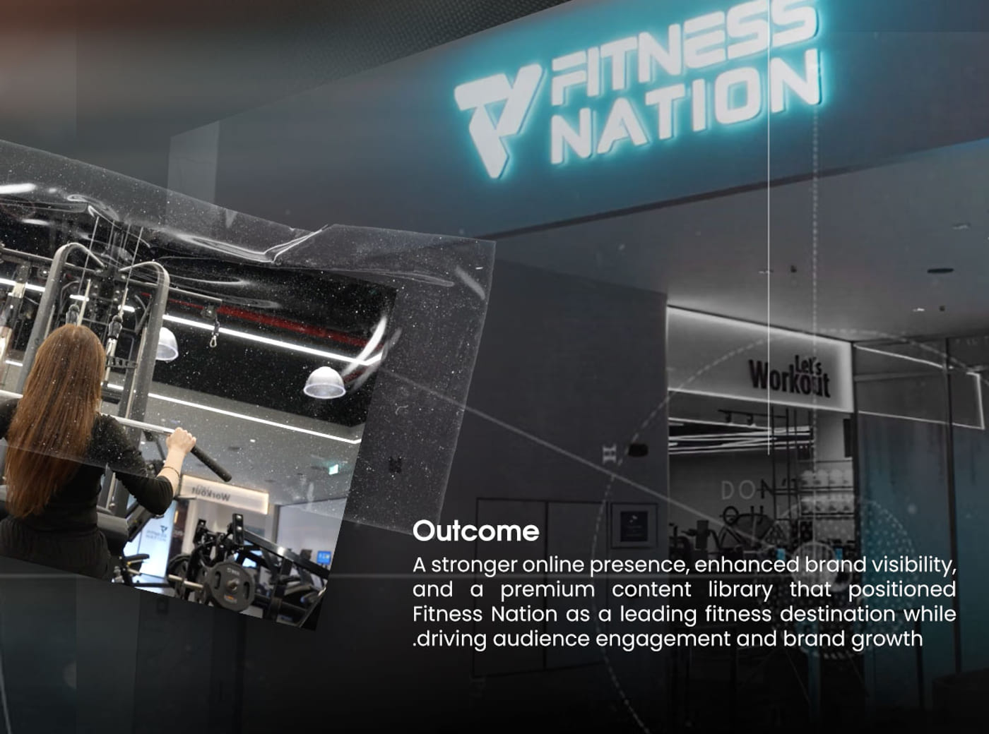 Fitness Nation social content